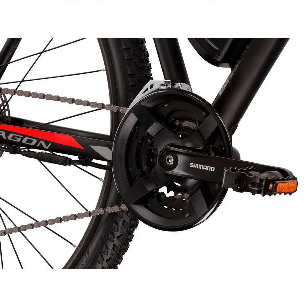Kross Hexagon Boost 1.0 29´´ Elcykel Mtb, Matt black, S, 522Wh