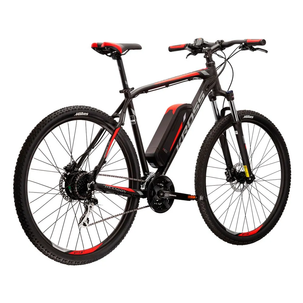 Kross Hexagon Boost 1.0 29´´ Elcykel Mtb, Matt black, S, 522Wh