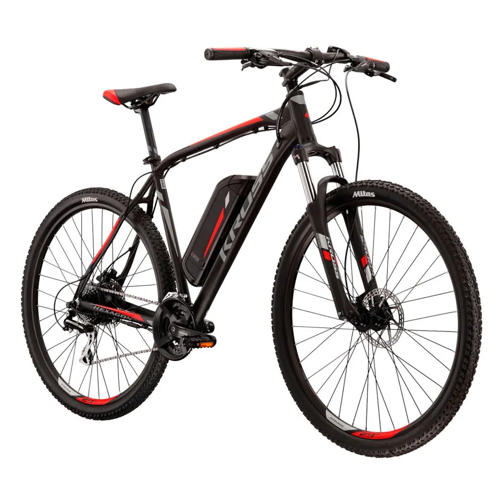 Kross Hexagon Boost 1.0 29´´ Elcykel Mtb, Matt black, S, 522Wh