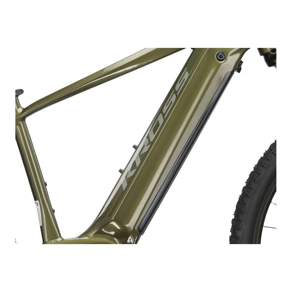 Kross Hexagon Boost 4.0 29´´ Advent 2023 Elcykel Mtb, Khaki / graphite, S, 730Wh