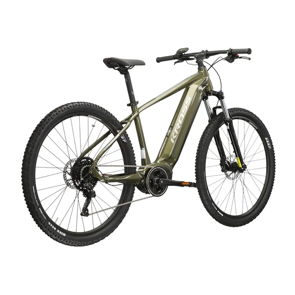 Kross Hexagon Boost 4.0 29´´ Advent 2023 Elcykel Mtb, Khaki / graphite, S, 730Wh