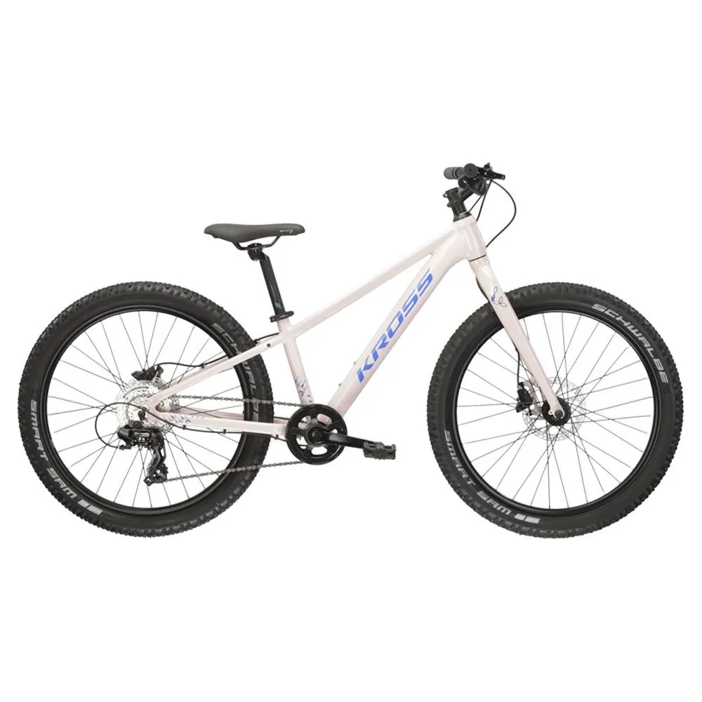 Kross Lea 2.0 24´´ Tourney Tx800 Lady 2024 Mtb Cykel, Pink, S