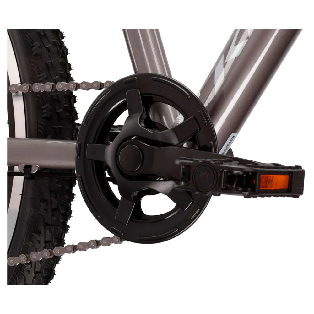 Kross Level 2.0 24´´ Tourney Mtb Cykel, Graphite / orange, One Size Kross Level 2.0 24´´ Tourney Mtb Cykel, Graphite / orange, One Size