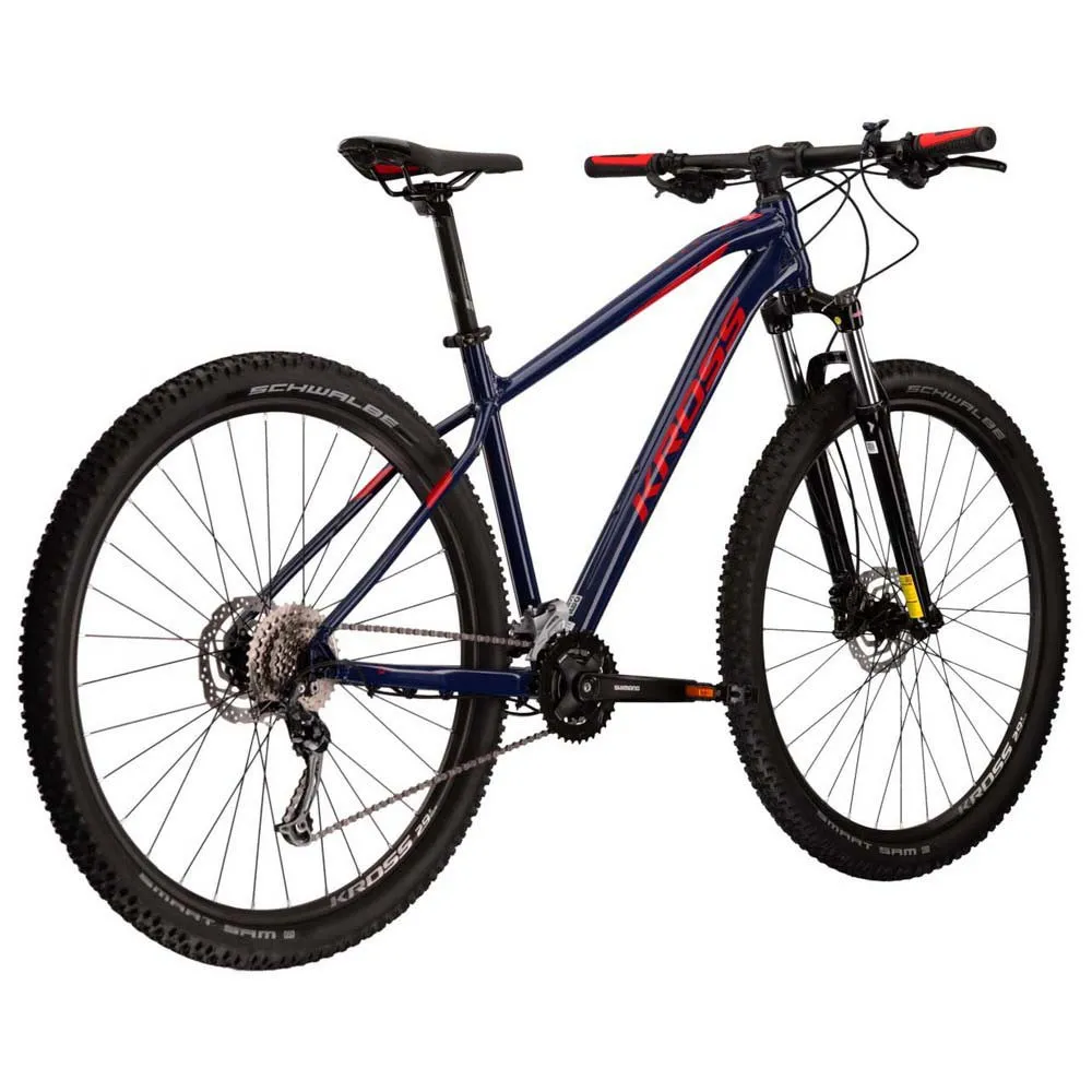Kross Level 2.0 29´´ Alivio M3100 2023 Mtb Cykel, Blue / red, S