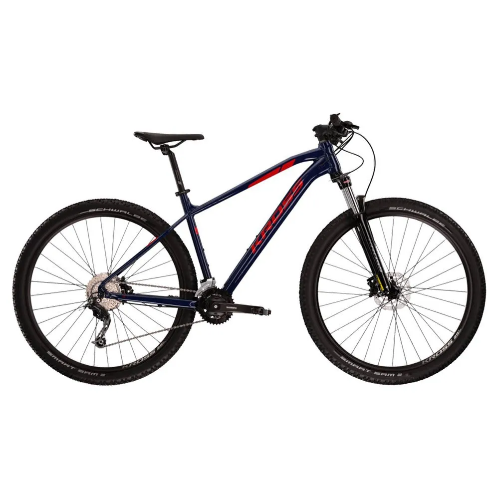 Kross Level 2.0 29´´ Alivio M3100 2023 Mtb Cykel, Blue / red, S