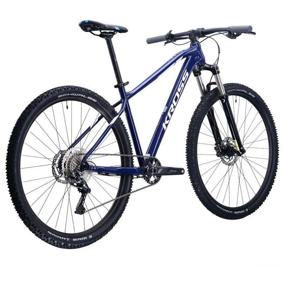 Kross Level 4.0 29´´ Deore M5120 2023 Mtb Cykel, Blue / white, XL