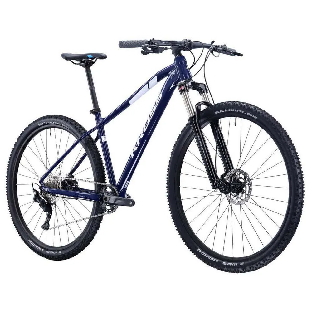 Kross Level 4.0 29´´ Deore M5120 2023 Mtb Cykel, Blue / white, XL
