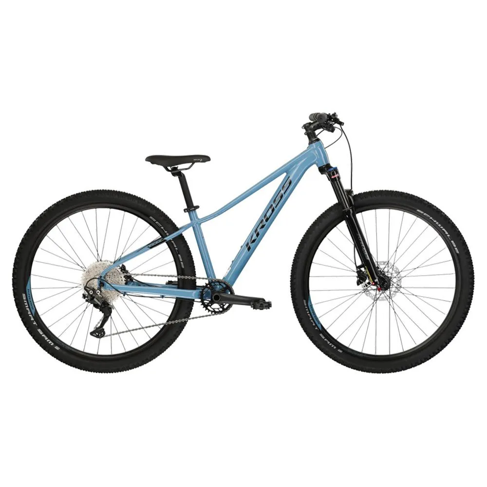 Kross Level Jr 6.0 27.5´´ Deore M5120 2023 Mtb Cykel, Blue / blue, S Kross Level Jr 6.0 27.5´´ Deore M5120 2023 Mtb Cykel, Blue / blue, S