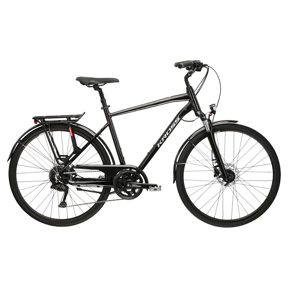 Kross Trans 5.0 700 Cues Rd U3020 2024 Cykel, Black, XL