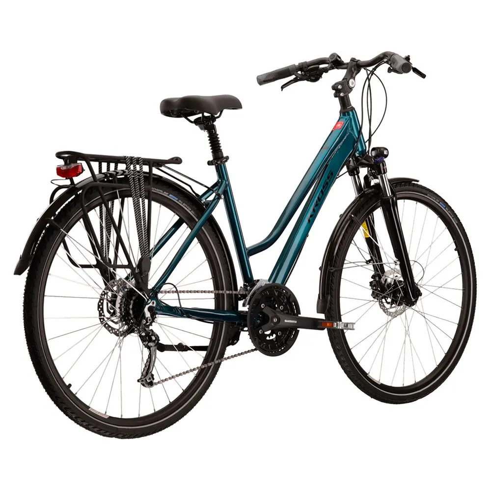 Kross Trans 8.0 Cykel, Turquoise, L Kross Trans 8.0 Cykel, Turquoise, L