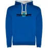 Royal blue / white