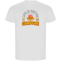 Kruskis Better By The Campfire Eco T-shirt Med Korta ärmar Kruskis Better By The Campfire Eco T-shirt Med Korta ärmar