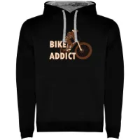 Kruskis Bike Addict Two-colour Tröja Med Huva