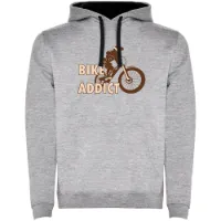 Kruskis Bike Addict Two-colour Tröja Med Huva Kruskis Bike Addict Two-colour Tröja Med Huva