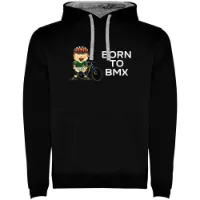 Kruskis Born To Bmx Two-colour Tröja Med Huva Kruskis Born To Bmx Two-colour Tröja Med Huva