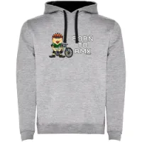 Kruskis Born To Bmx Two-colour Tröja Med Huva Kruskis Born To Bmx Two-colour Tröja Med Huva