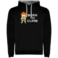 Kruskis Born To Climb Two-colour Tröja Med Huva