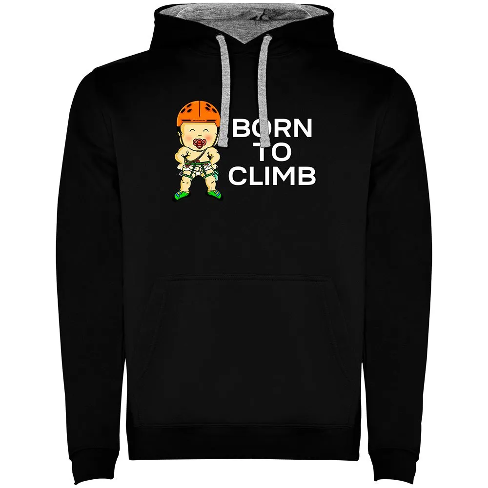 Kruskis Born To Climb Two-colour Tröja Med Huva