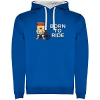 Kruskis Born To Ride Two-colour Tröja Med Huva