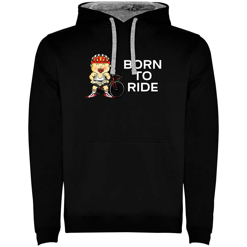 Kruskis Born To Ride Two-colour Tröja Med Huva