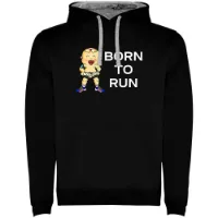 Kruskis Born To Run Two-colour Tröja Med Huva male
