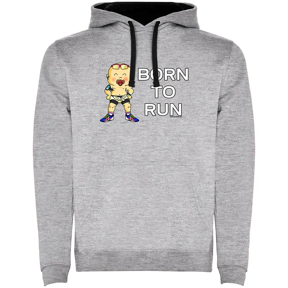 Kruskis Born To Run Two-colour Tröja Med Huva male