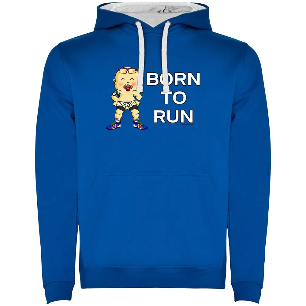 Kruskis Born To Run Two-colour Tröja Med Huva male