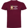 Kruskis Born To Swim T-shirt Med Korta ärmar male