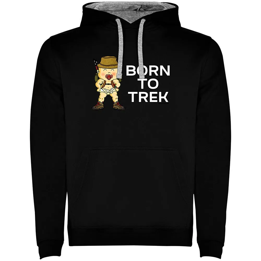 Kruskis Born To Trek Two-colour Tröja Med Huva Kruskis Born To Trek Two-colour Tröja Med Huva