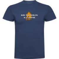 Kruskis Burn Your Problems T-shirt Med Korta ärmar Kruskis Burn Your Problems T-shirt Med Korta ärmar