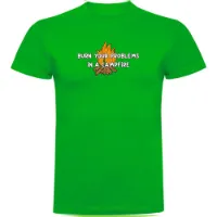 Kruskis Burn Your Problems T-shirt Med Korta ärmar Kruskis Burn Your Problems T-shirt Med Korta ärmar