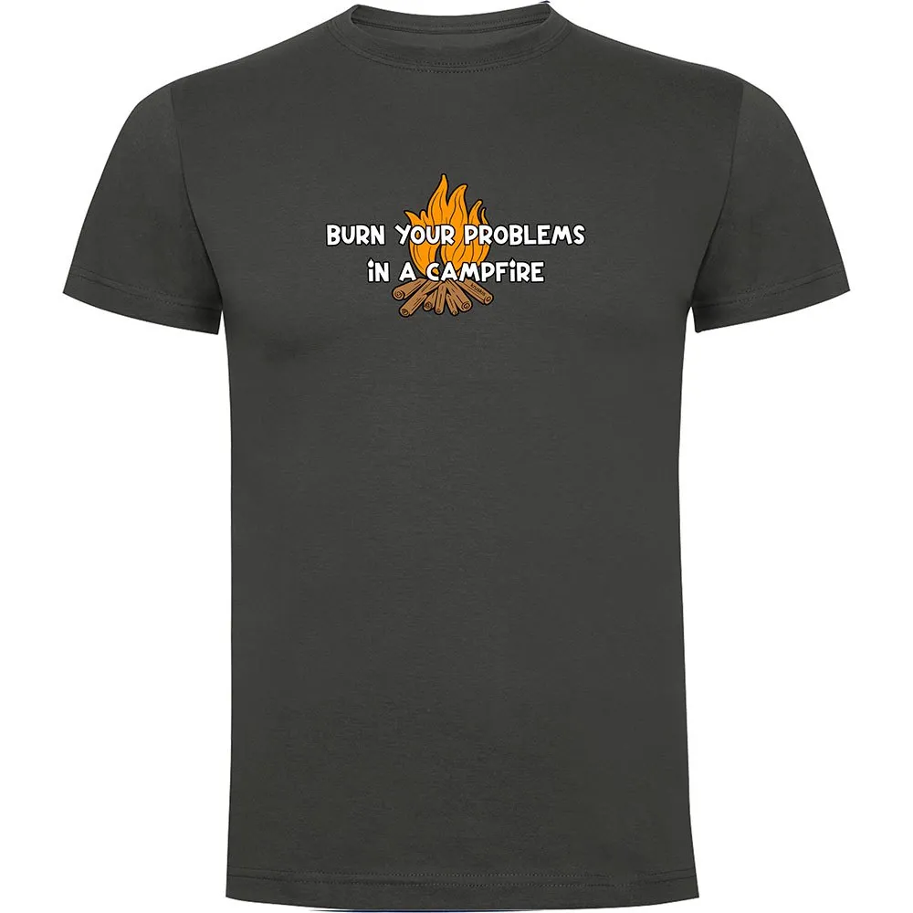 Kruskis Burn Your Problems T-shirt Med Korta ärmar Kruskis Burn Your Problems T-shirt Med Korta ärmar