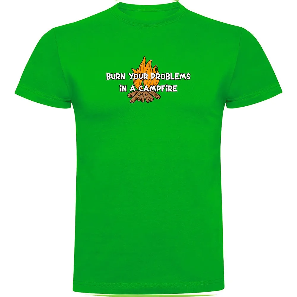 Kruskis Burn Your Problems T-shirt Med Korta ärmar Kruskis Burn Your Problems T-shirt Med Korta ärmar