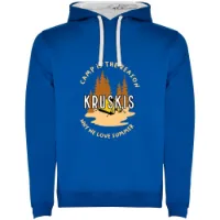 Kruskis Camp Is The Reason Bicolor Tröja Med Huva