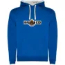 Royal blue / white