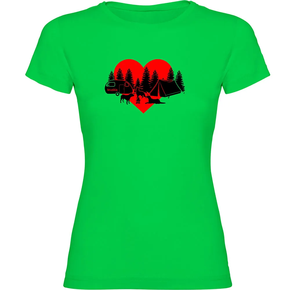 Kruskis Camping Dogs T-shirt Med Korta ärmar Kruskis Camping Dogs T-shirt Med Korta ärmar