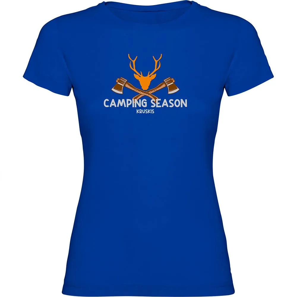Kruskis Camping Season T-shirt Med Korta ärmar Kruskis Camping Season T-shirt Med Korta ärmar