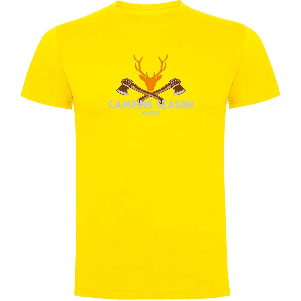 Kruskis Camping Season T-shirt Med Korta ärmar Kruskis Camping Season T-shirt Med Korta ärmar