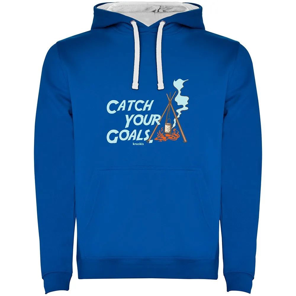 Kruskis Catch Your Goals Bicolor Tröja Med Huva Kruskis Catch Your Goals Bicolor Tröja Med Huva