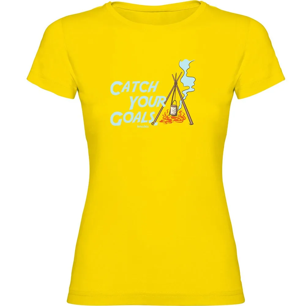 Kruskis Catch Your Goals T-shirt Med Korta ärmar Kruskis Catch Your Goals T-shirt Med Korta ärmar