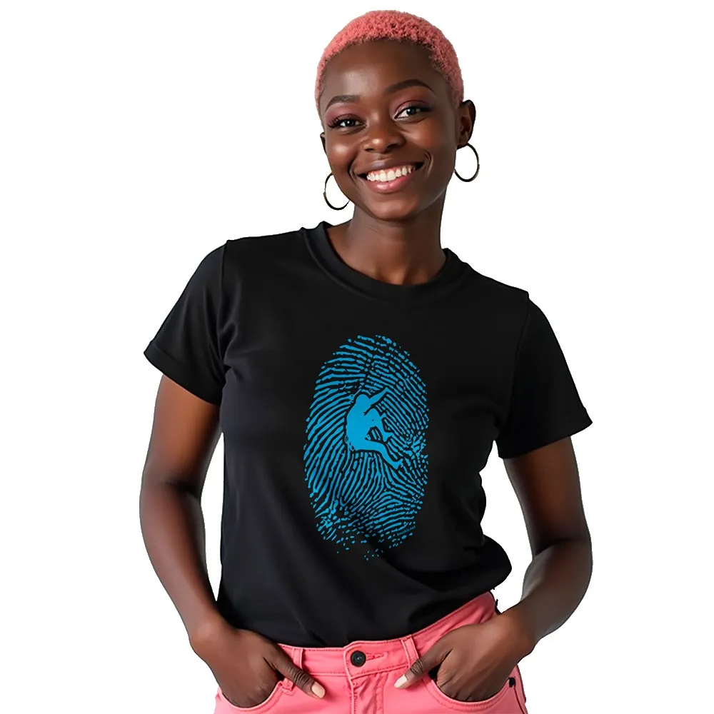 Kruskis Climber Fingerprint T-shirt Med Korta ärmar