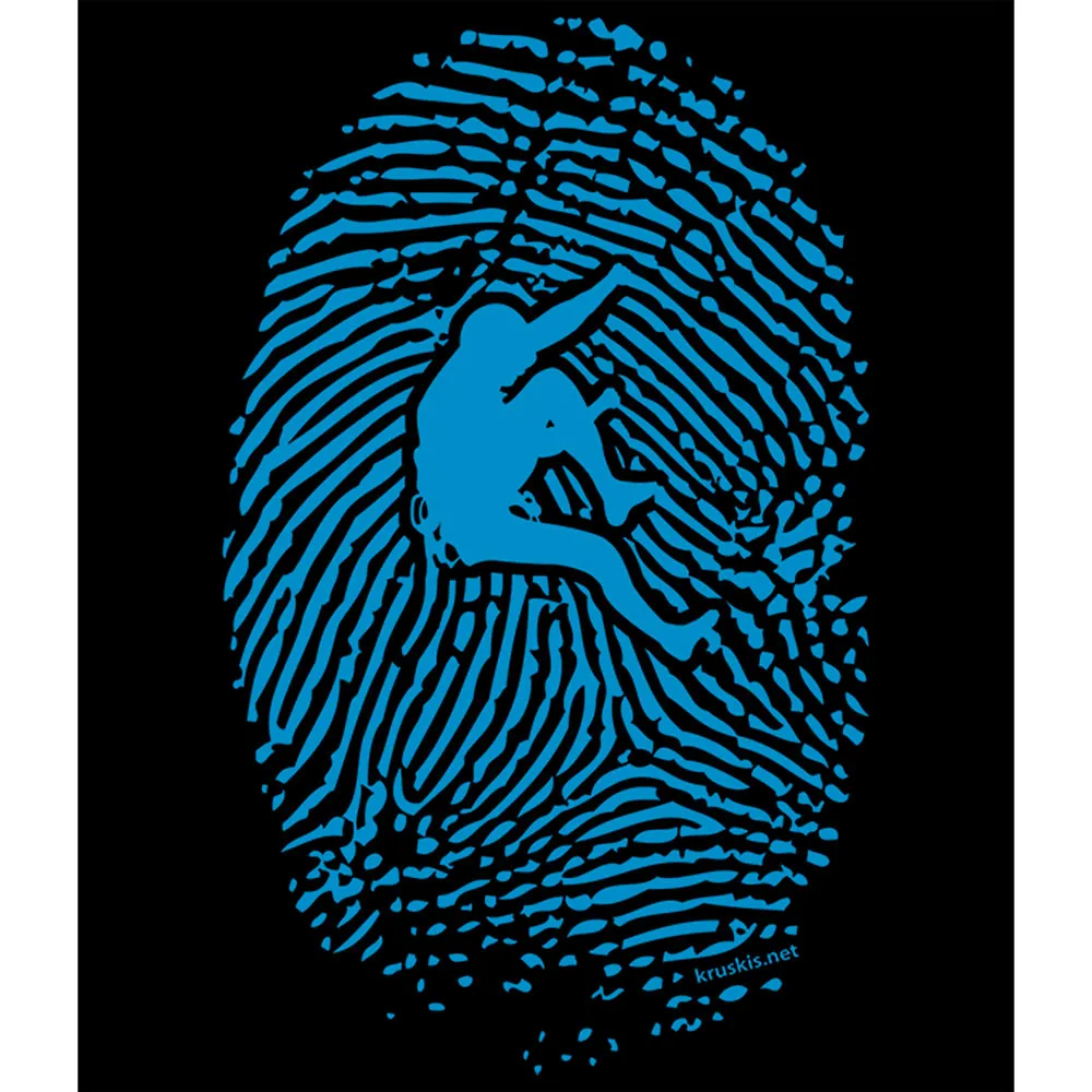 Kruskis Climber Fingerprint T-shirt Med Korta ärmar