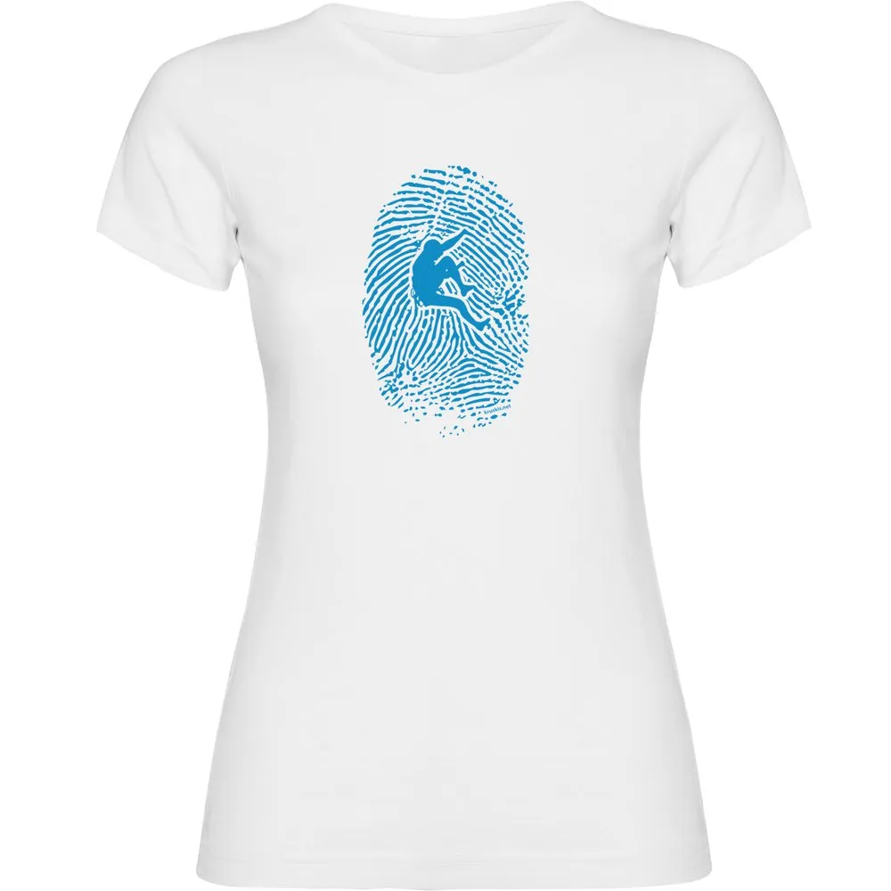 Kruskis Climber Fingerprint T-shirt Med Korta ärmar Kruskis Climber Fingerprint T-shirt Med Korta ärmar