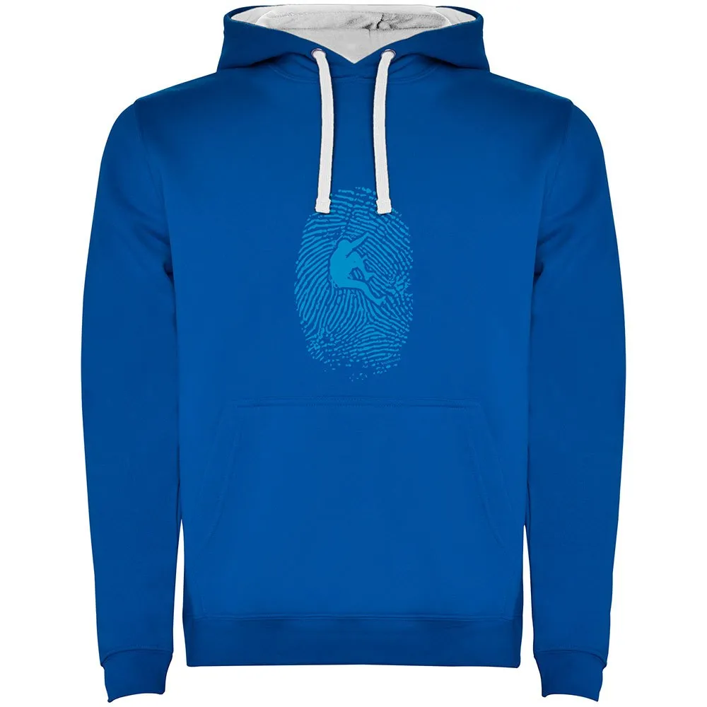 Kruskis Climber Fingerprint Two-colour Tröja Med Huva
