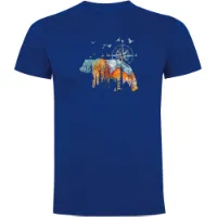 Kruskis Compass Bear T-shirt Med Korta ärmar Kruskis Compass Bear T-shirt Med Korta ärmar