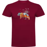 Kruskis Compass Bear T-shirt Med Korta ärmar Kruskis Compass Bear T-shirt Med Korta ärmar