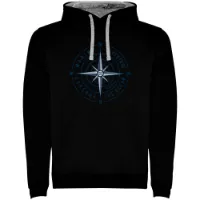 Kruskis Compass Rose Two-colour Tröja Med Huva Kruskis Compass Rose Two-colour Tröja Med Huva