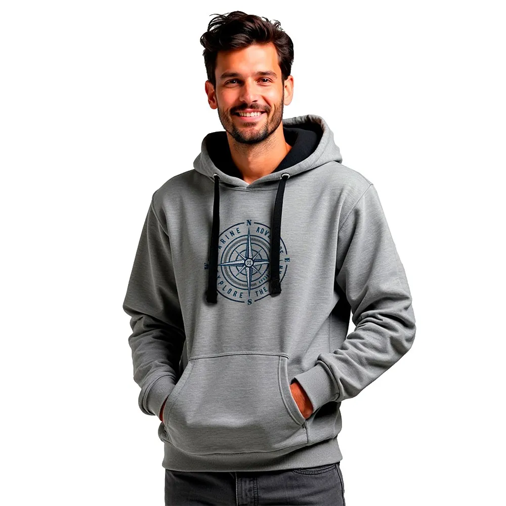 Kruskis Compass Rose Two-colour Tröja Med Huva