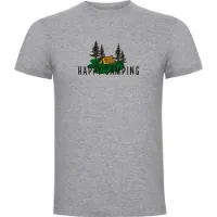 Kruskis Happy Camping T-shirt Med Korta ärmar Kruskis Happy Camping T-shirt Med Korta ärmar