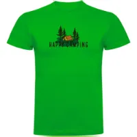 Kruskis Happy Camping T-shirt Med Korta ärmar Kruskis Happy Camping T-shirt Med Korta ärmar
